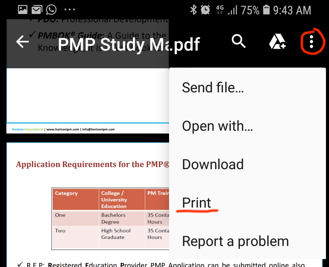 QU Mobile Print Service Qatar University